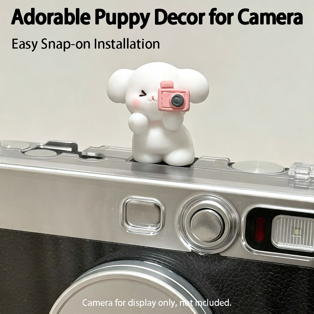 Canon Camera Eos R50 - 可愛い3D子犬カメラホットシューカバープロテクター Canon R8 R50 Nikon Z30