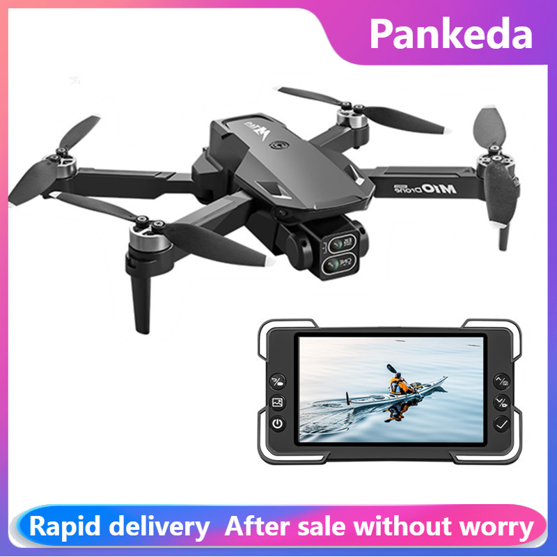 Drone Battery Charger - M10カメラドローン、画面付きリモコン、デュアルカメラ、オプティカルフローポジショニング、2.4G RCクアッドコプター、ワンボタン離陸ドローン