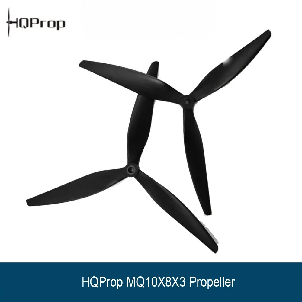 HQ マクロクワッドプロップ 10X8X3 ブラック - F - Drone Battery Adapter のレビューと価格