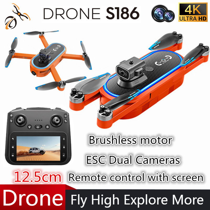 2025 S186 ドローン プロ仕様 4K HD デュアル - Drone Battery Charger のレビューと価格