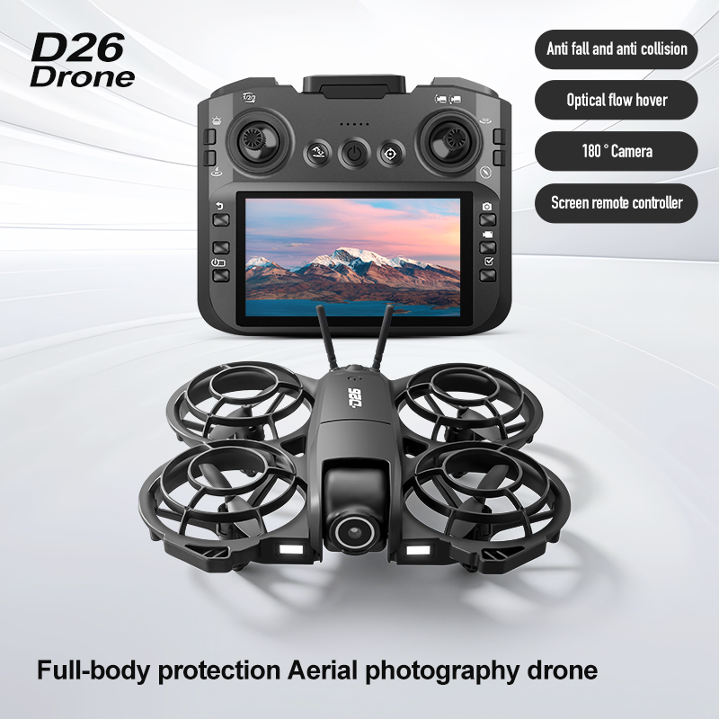 D26 ドローン 4K 空撮HD 180 °   カメラ付き - Drone Battery Charger のレビューと価格