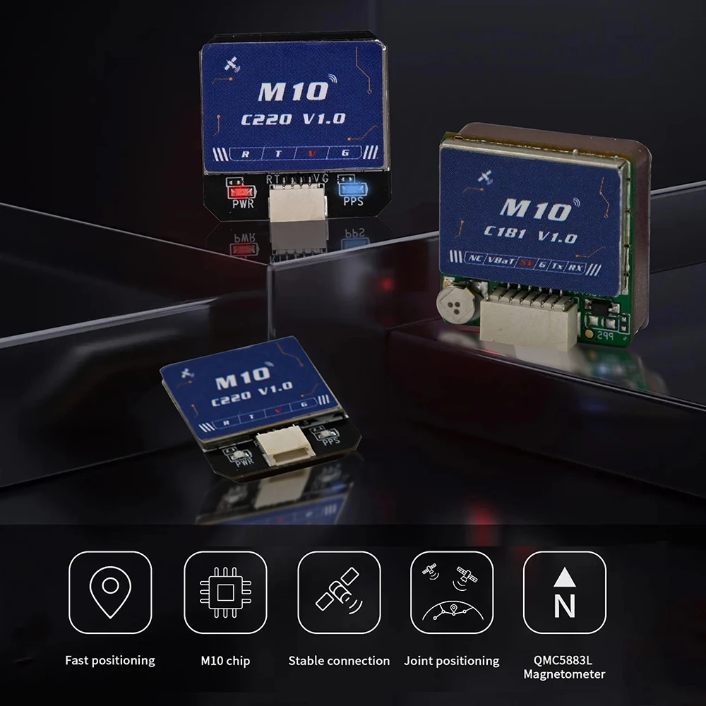 HPXGRC M-10 5883 GPS モジュール コンパ - Drone Beacon Light のレビューと価格